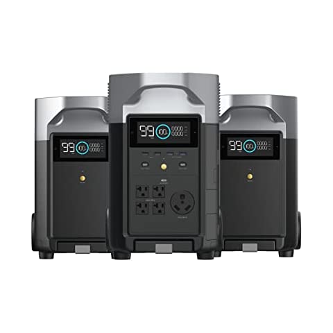 10800Wh Battery Powered Generator - EcoFlow Delta Pro*3